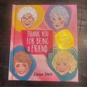 Golden Girl sThank You for Being a Friend Book